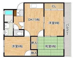 サンハイツ武藤の物件間取画像